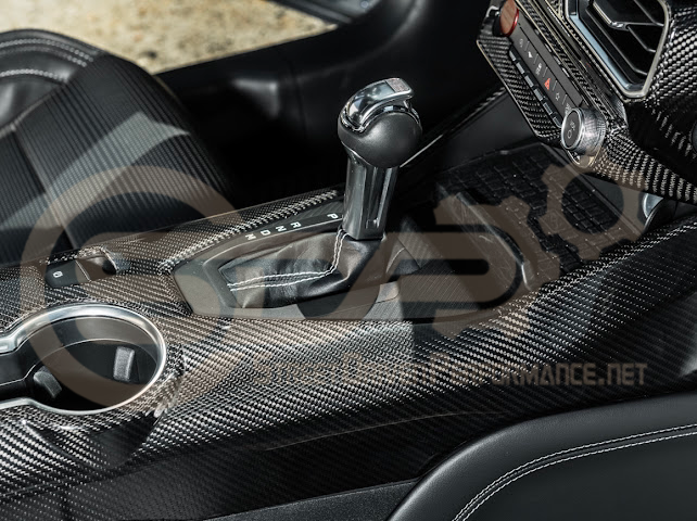 2024-UP FORD MUSTANG S650 | CARBON FIBER  ALL INCLUSIVE CENTER CONSOLE COVER